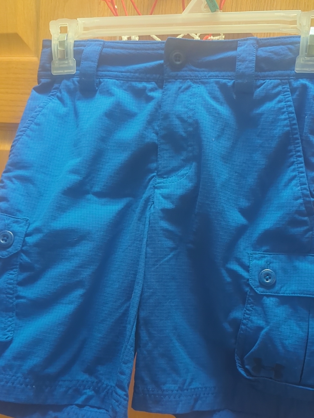 Kids Blue Cargo Shorts
